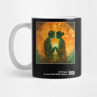 A Love From Outer Space - Minimalist Illustration Artwork Design Mug